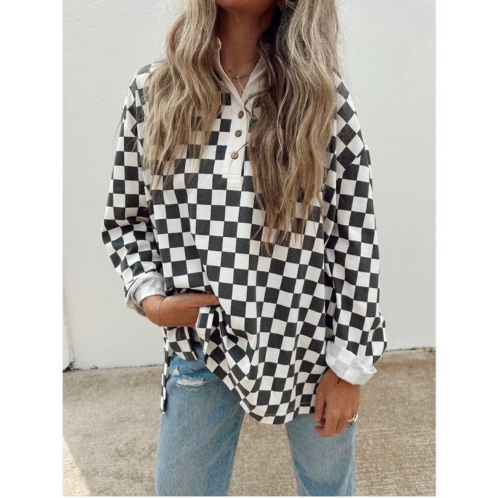 Checkered shirt worn twice
